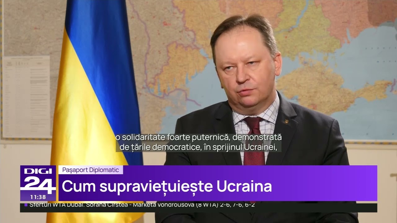 Pașaport diplomatic. Ambasadorul Ucrainei: Durata războiului depinde de sprijinul pe care îl primim